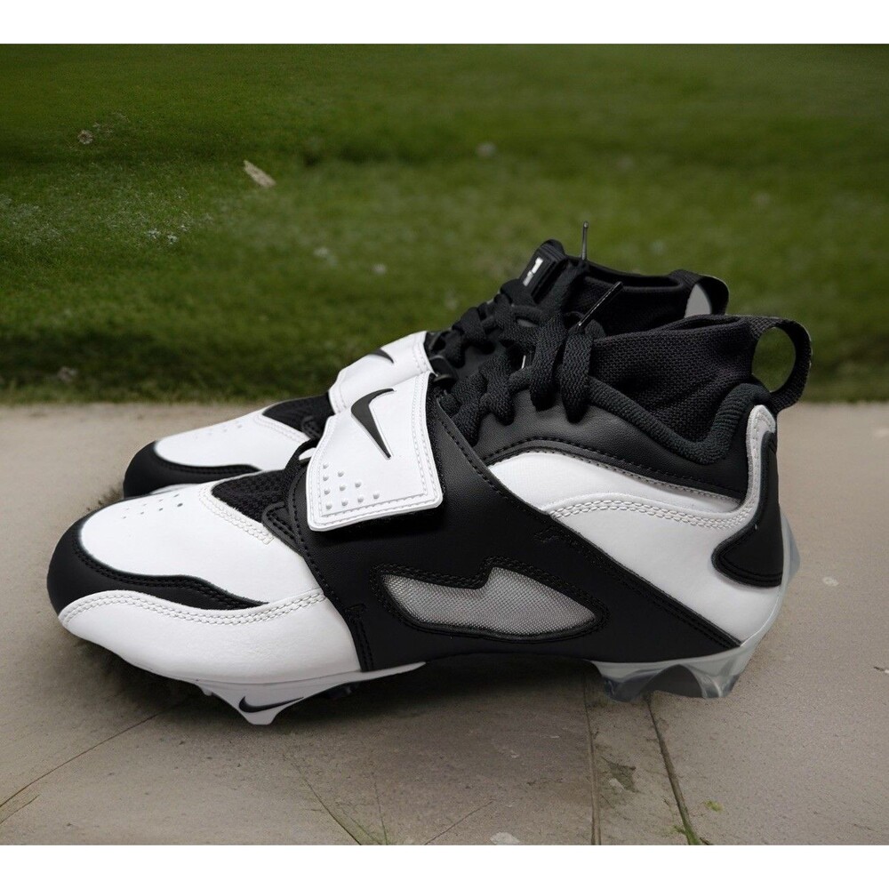 Nike Diamond Turf 93 TD Football Cleats White Black HF5298 101 Men Size 8 NEW